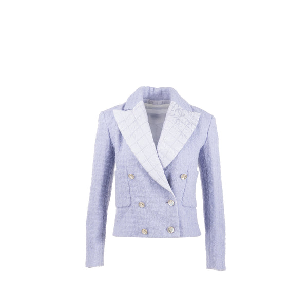 Chanel Size 34 21K Jacket Wool/Polyamide Lilac