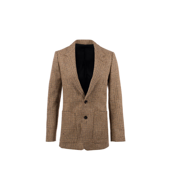 CELINE★素敵！Brown Double Houndstooth Chelsea Jacket NWT CELINE Brown Double Houndstooth Chelsea Jacket/Blazer F