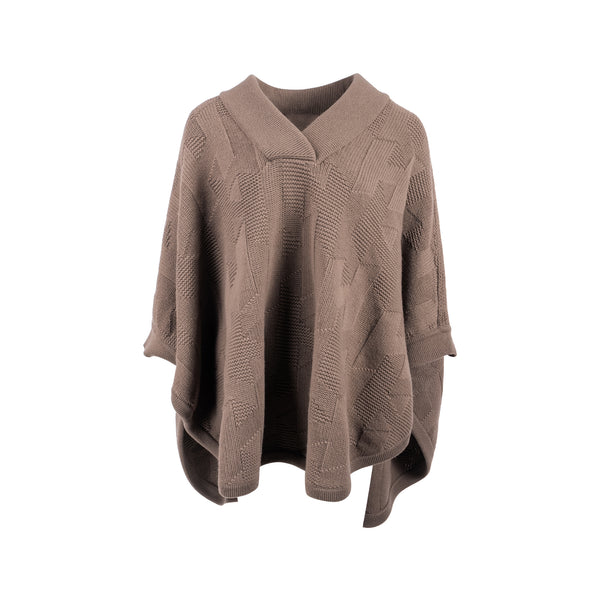 Hermes Size 38 Pull Inspi Cape wool Gris Etoupe