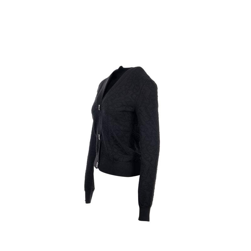 Hermes Size 34 Cardigan Maille Naoussa Texture Silk/Cotton SHW