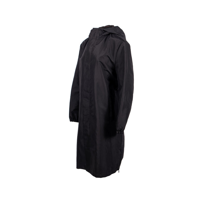 Fendi Size 46 Diabolic Eyes Coat Polyester Black