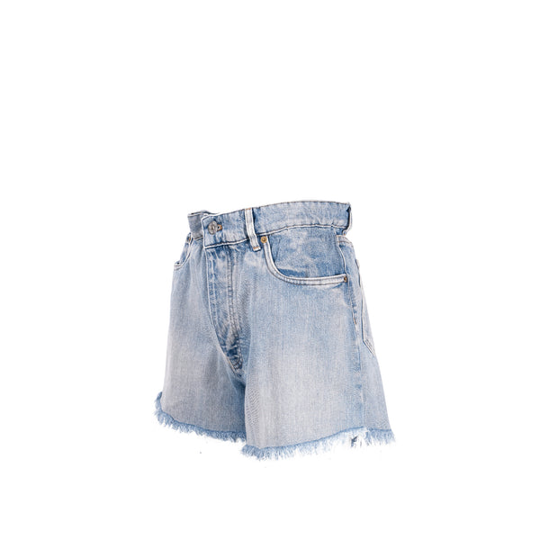 Miu miu Size 26 Denim Shorts Cotton Blue