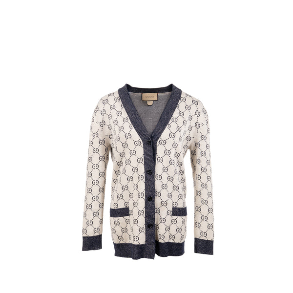 Gucci Size XS Cardigan Cotton Multicoloured