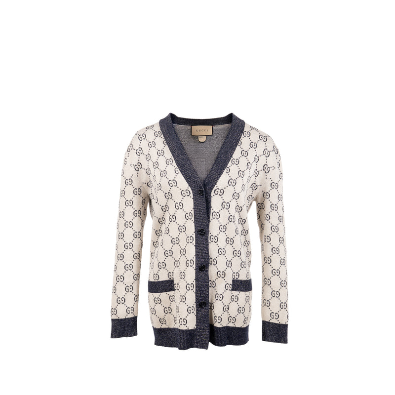 Gucci Size XS Cardigan Cotton Multicoloured