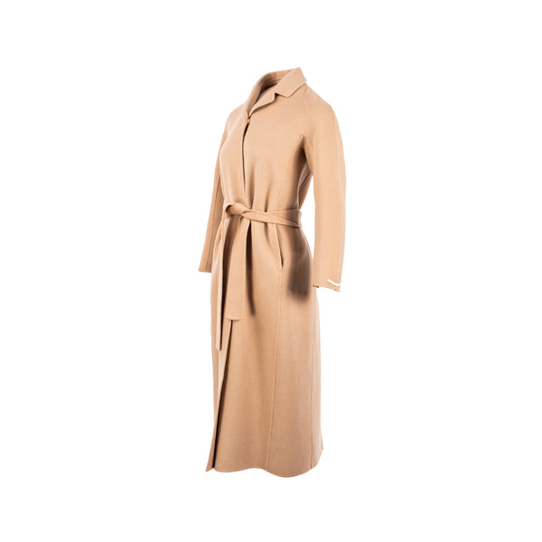 ‘S MaxMara size IT36 long coat light camel wool / angora