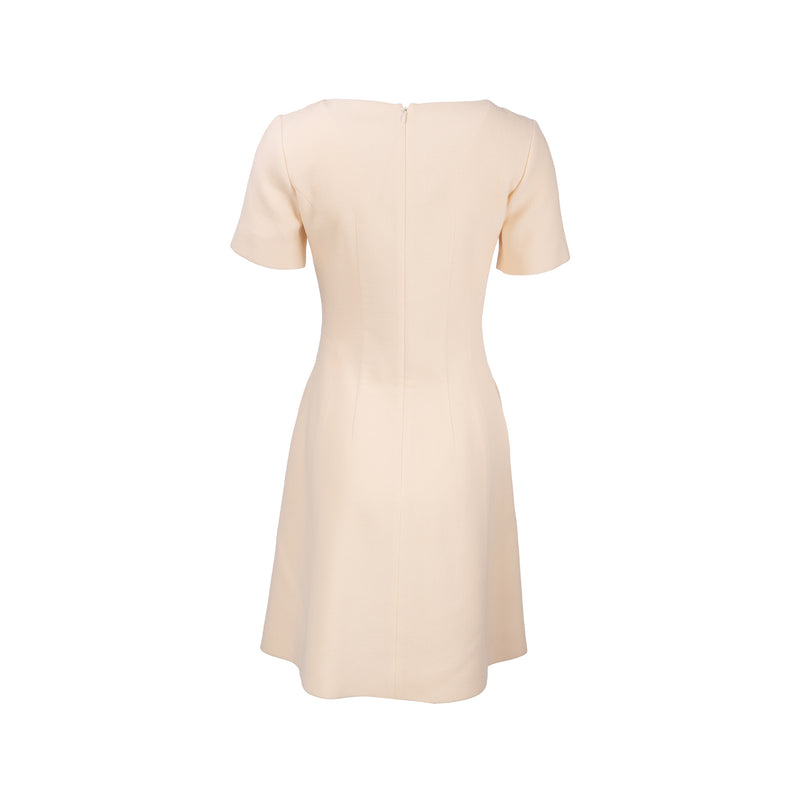 Dior size 36 classic dress Wool light beige