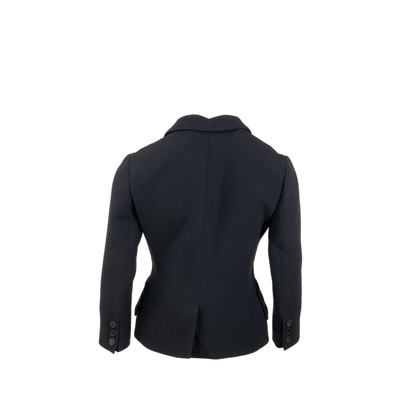 Dior Size 36 classic jacket wool/silk black
