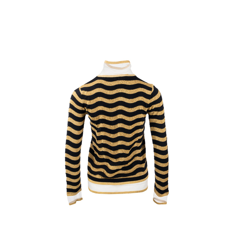 Fendi size IT38 Monster knitwear / sweater Wool black / gold