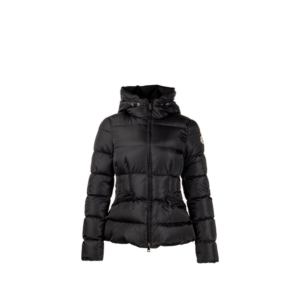 Moncler Size 0 Avoce Short Down Jacket Black