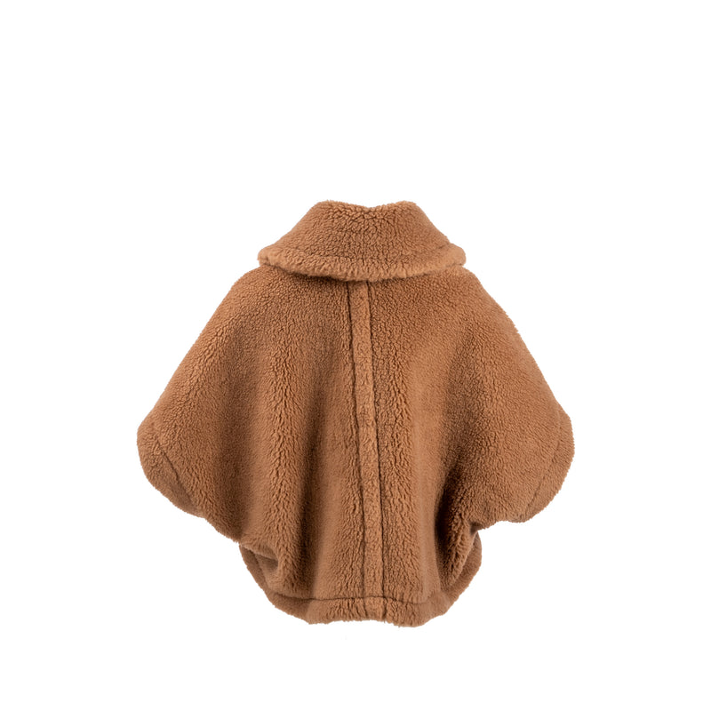 Max Mara Size ML Teddy Cape Camel wool/Silk Brown