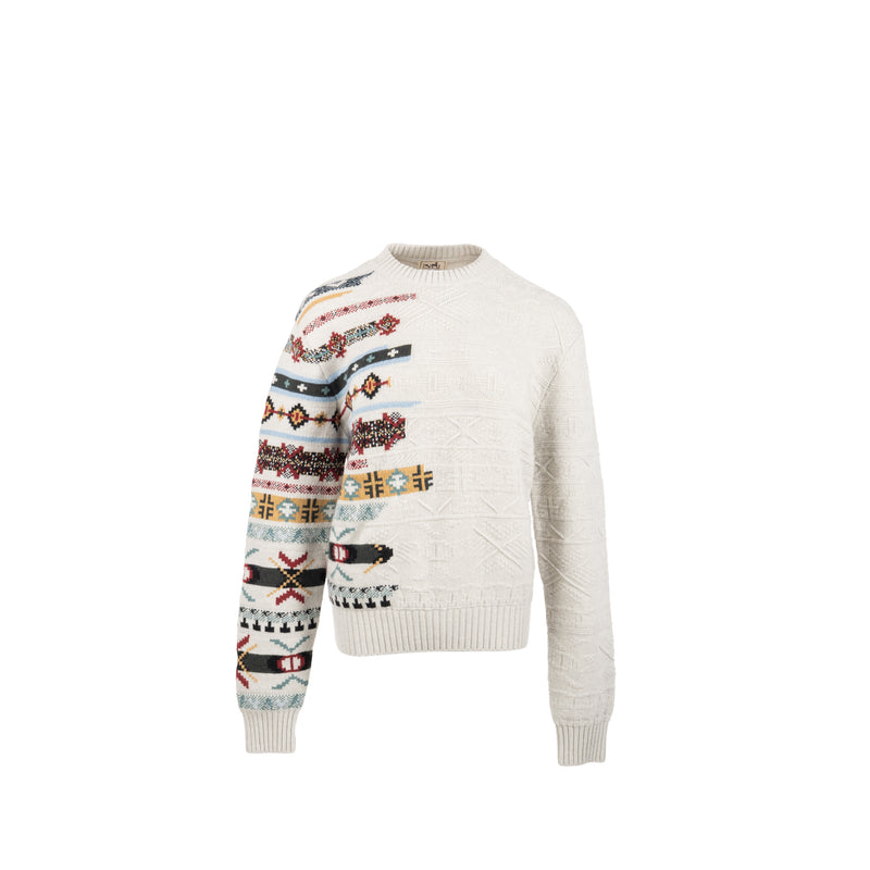 Hermes Size XS Pullover Sweater Cashmere/Wool Multicoloured