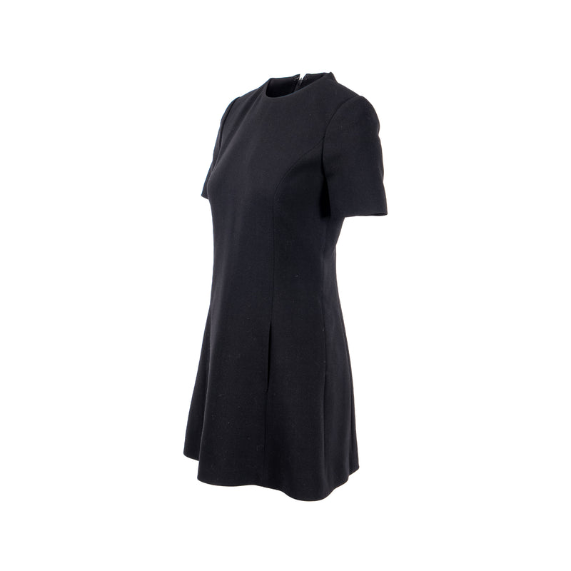 Saint Laurent Size 38 Dress Wool/Silk Black