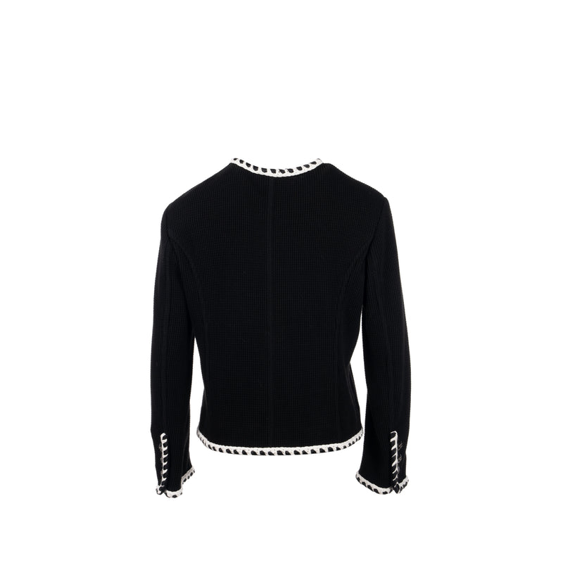Chanel size 40 21C Jacket cotton Black