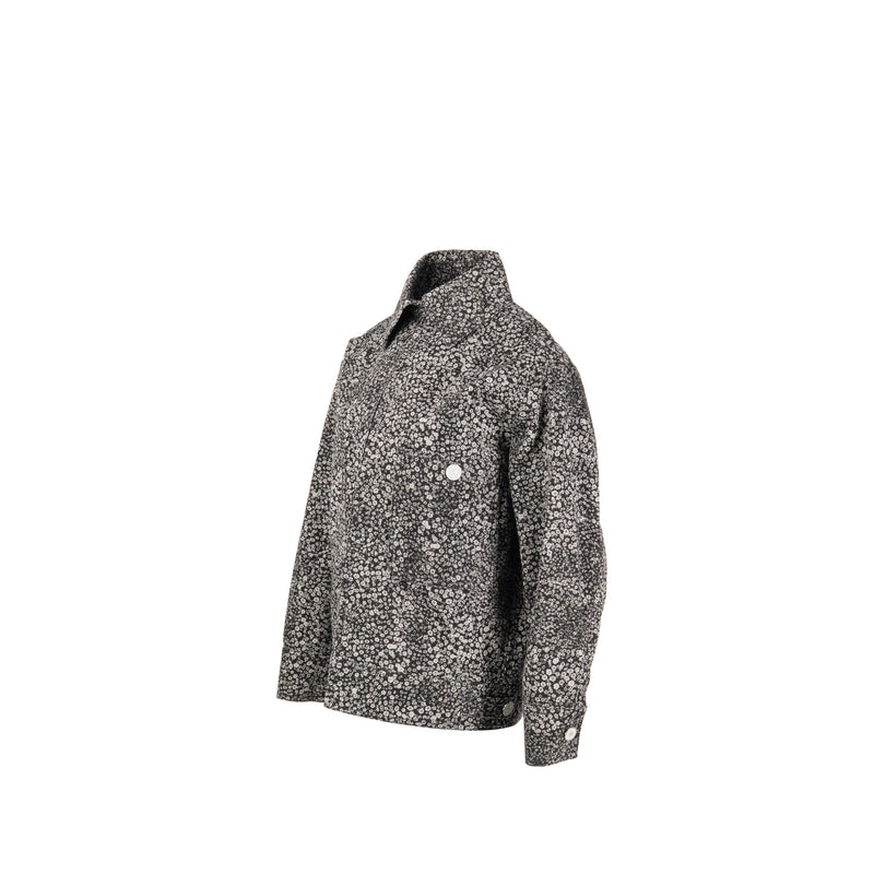 Chanel size 34 21B denim jacket black