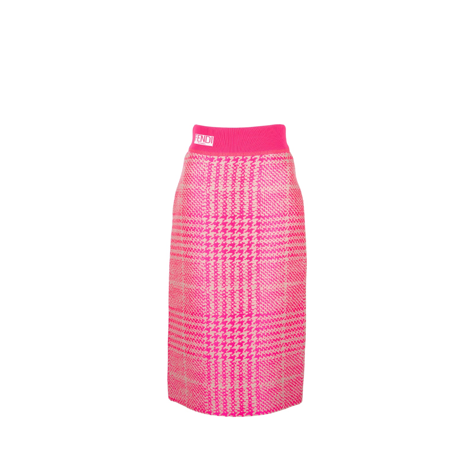 Fendi Size 38 Long Maxi Length Skirt Polyester/Wool/Silk Pink Fendi Size 38 Long Maxi Length Skirt Polyester/Wool/Silk Pink