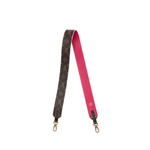 Louis Vuitton Shoulder Strap Monogram Canvas Pink GHW