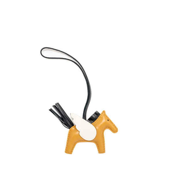 Hermes Rodeo PM Bag Charm Nata/Sesame/Black Stamp B