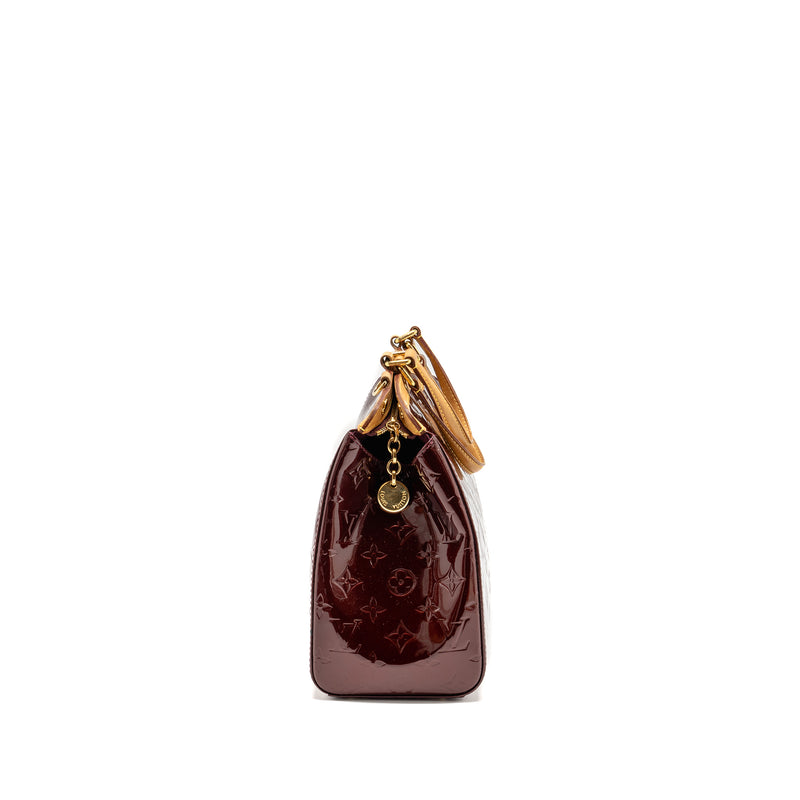 Louis Vuitton Vernis Brea Patent Burgundy Amarante GHW