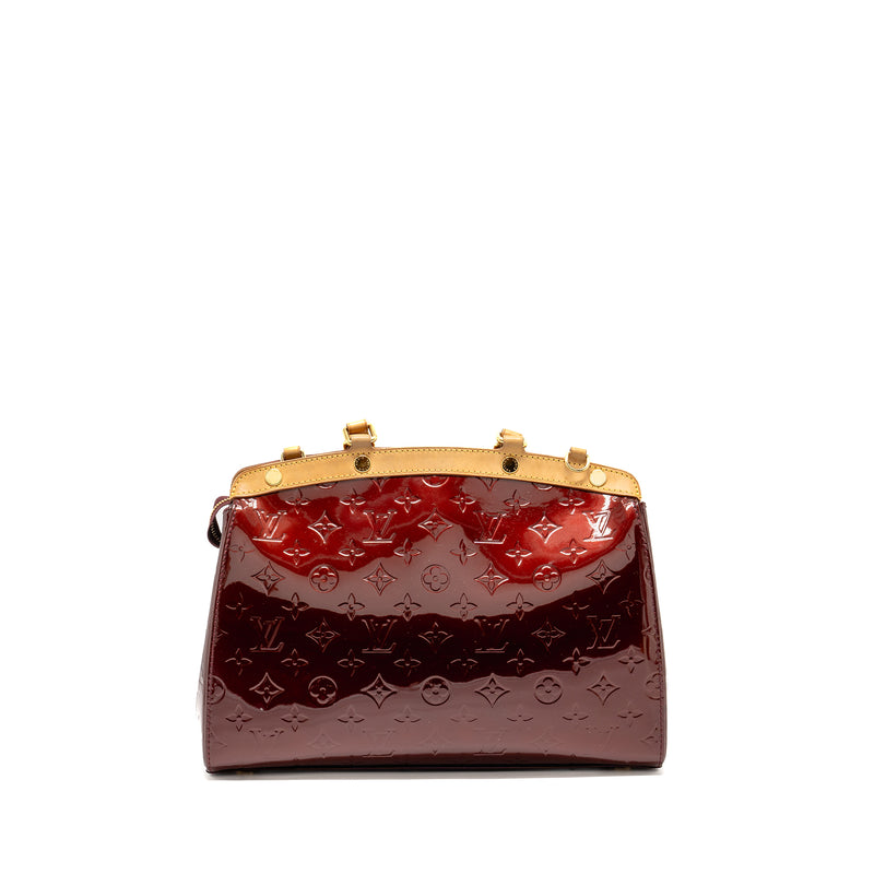 Louis Vuitton Vernis Brea Patent Burgundy Amarante GHW