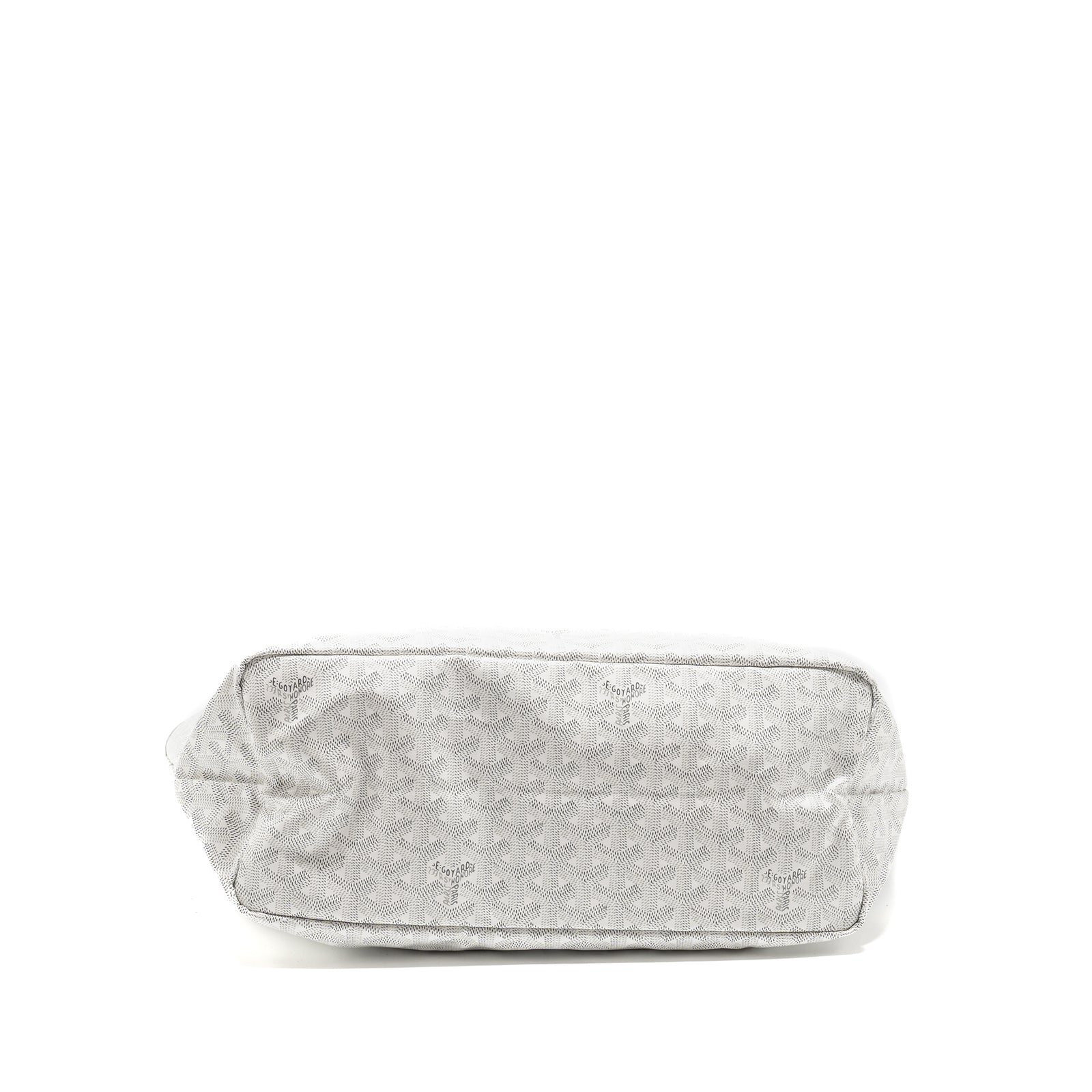 Goyard Saint Louis PM Tote Bag Limited Edition Goyardline Canvas White