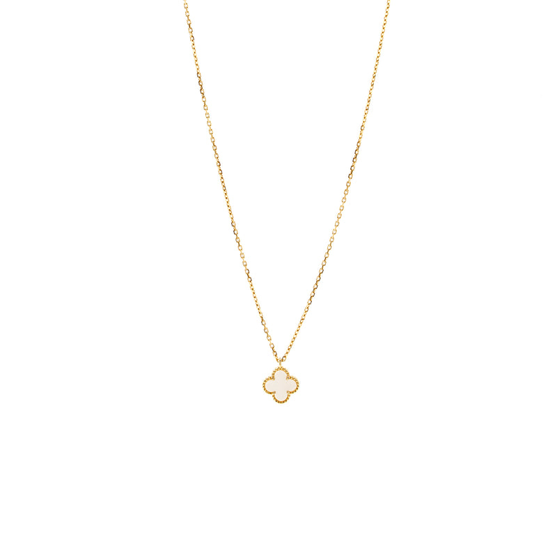 Van Cleef & Arpels Sweet Alhambra Pendant Yellow Gold, White Mother-of-Pearl