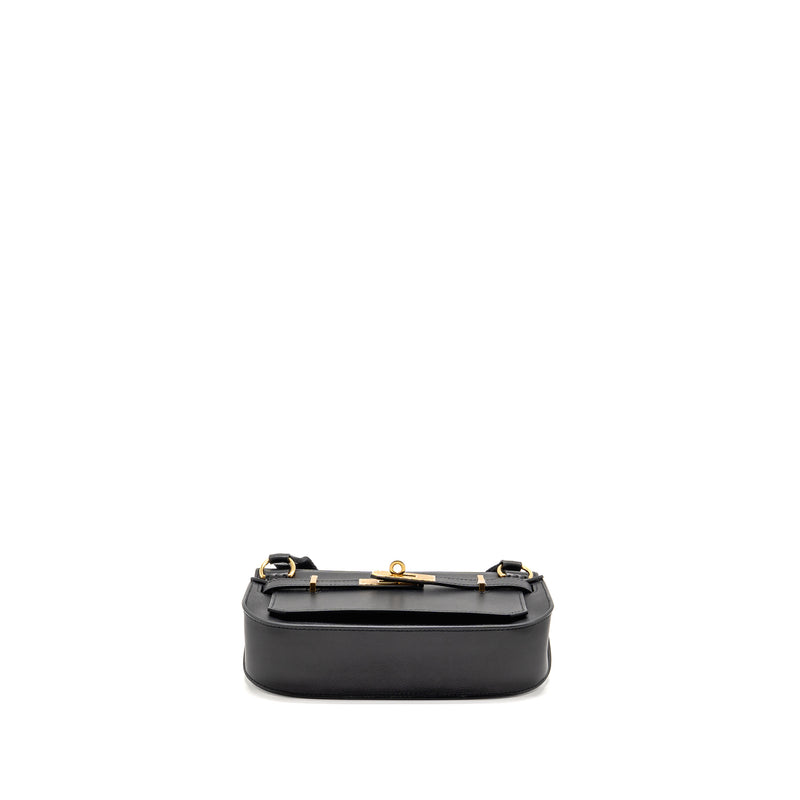 Hermes Mini Jypsiere Evergrain Black GHW Stamp B