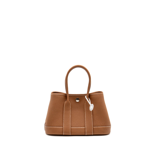 Hermes Garden Party 23 Negonda Gold SHW Stamp K
