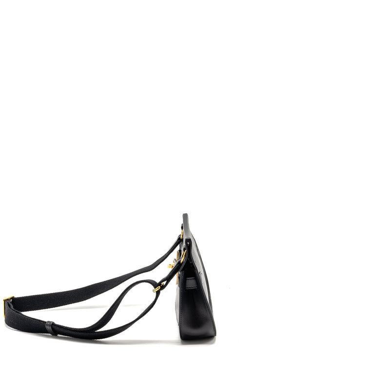 Hermes Mini Jypsiere Evergrain Black GHW Stamp B