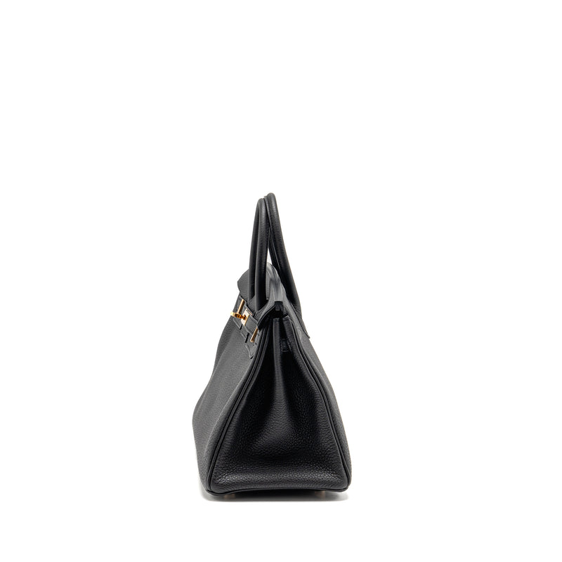 Hermes Birkin 25 Togo Black RGHW Stamp D