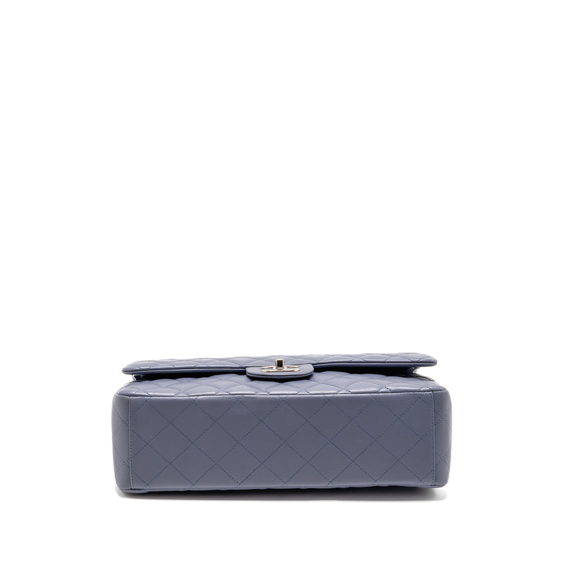 Chanel Maxi Classic Double Flap Bag Lambskin Light Purple SHW