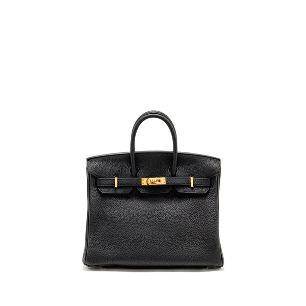 Hermes Birkin 25 Togo Black RGHW Stamp D