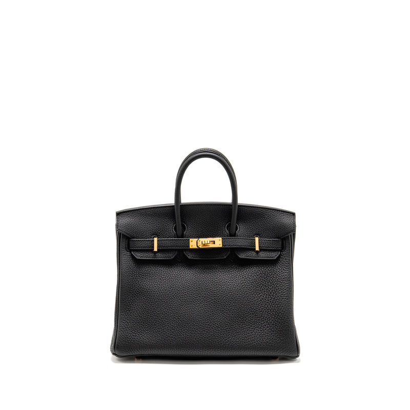 Hermes Birkin 25 Togo Black RGHW Stamp D