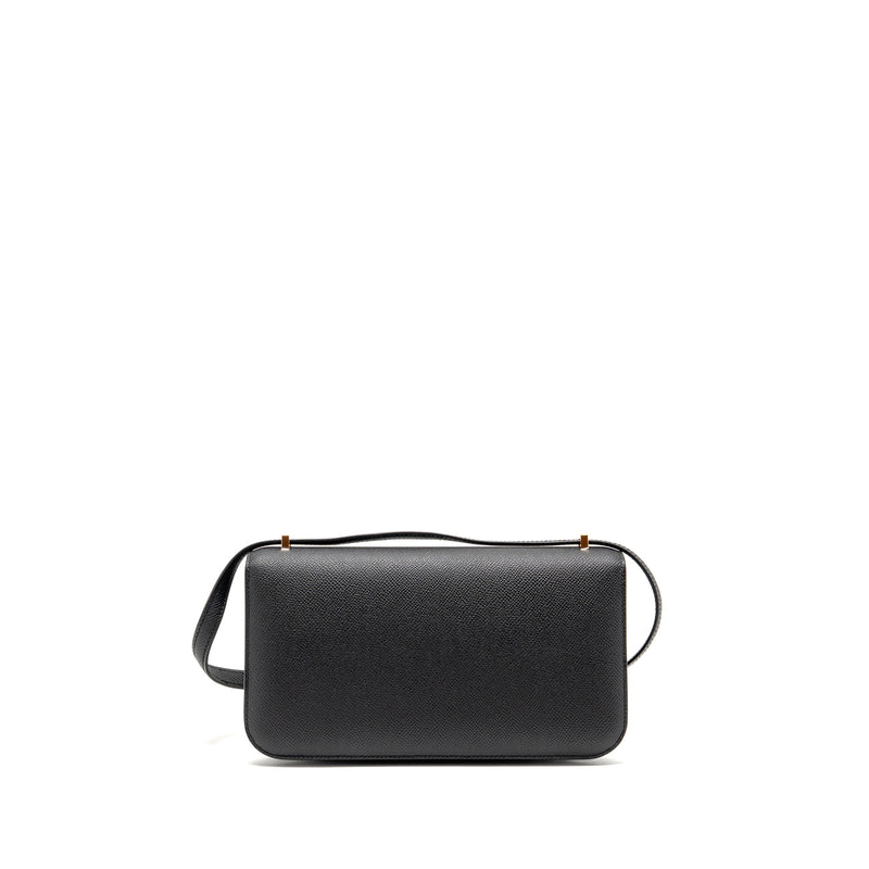 HERMES Constance Elan Epsom Black RGHW Stamp W