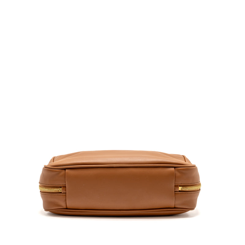 Miu Miu Large Beau Bag Calfskin Cognac GHW