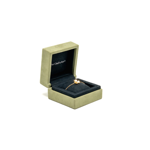 Van Cleef & Arpels Frivole Bracelet, Mini Model, Yellow Gold/Diamond
