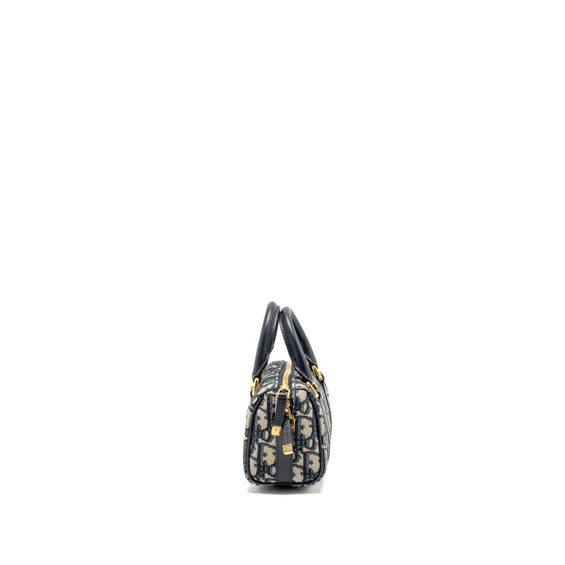 Dior Groove 17 Nano Bag Dior Oblique Jacquard Blue GHW