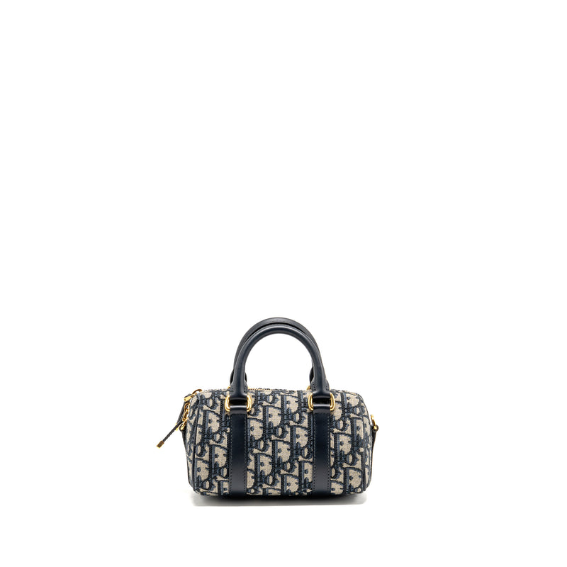 Dior Groove 17 Nano Bag Dior Oblique Jacquard Blue GHW