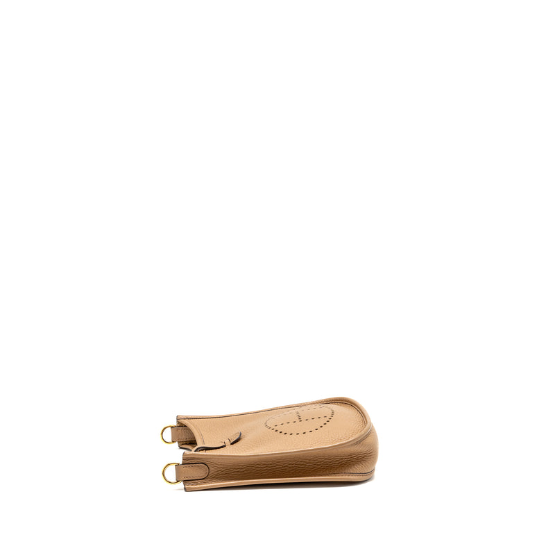 Hermes Mini Evelyne Clemence Chai GHW Stamp U