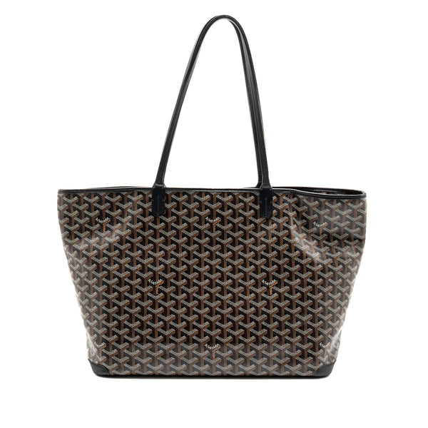 Goyard Artois Bag PM Goyardine Canvas/Chevroches Calfskin Black SHW
