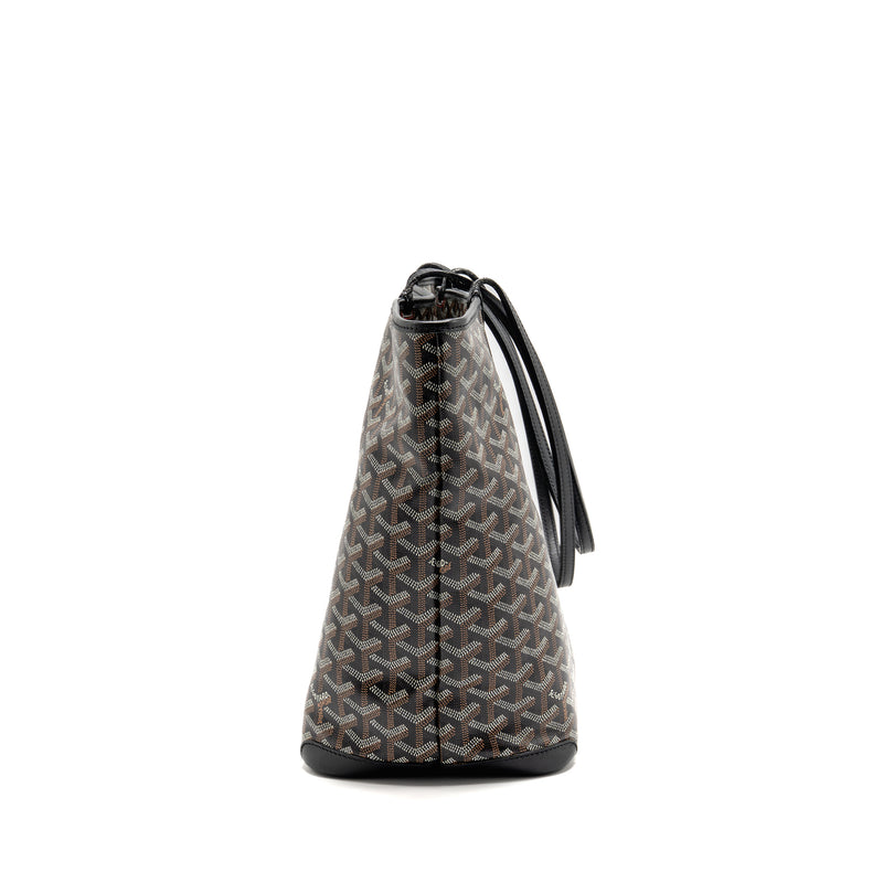 Goyard Artois Bag PM Goyardine Canvas/Chevroches Calfskin Black SHW
