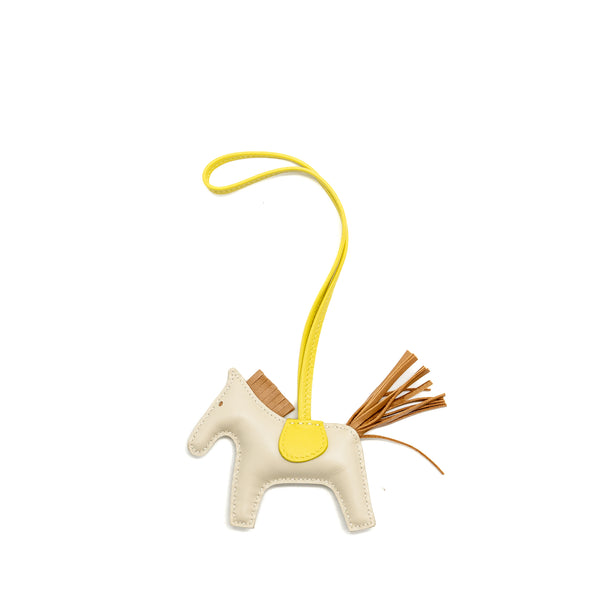 Hermes Rodeo PM Bag Charm Craie/Chai/Lime Stamp U