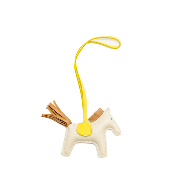 Hermes Rodeo PM Bag Charm Craie/Chai/Lime Stamp U