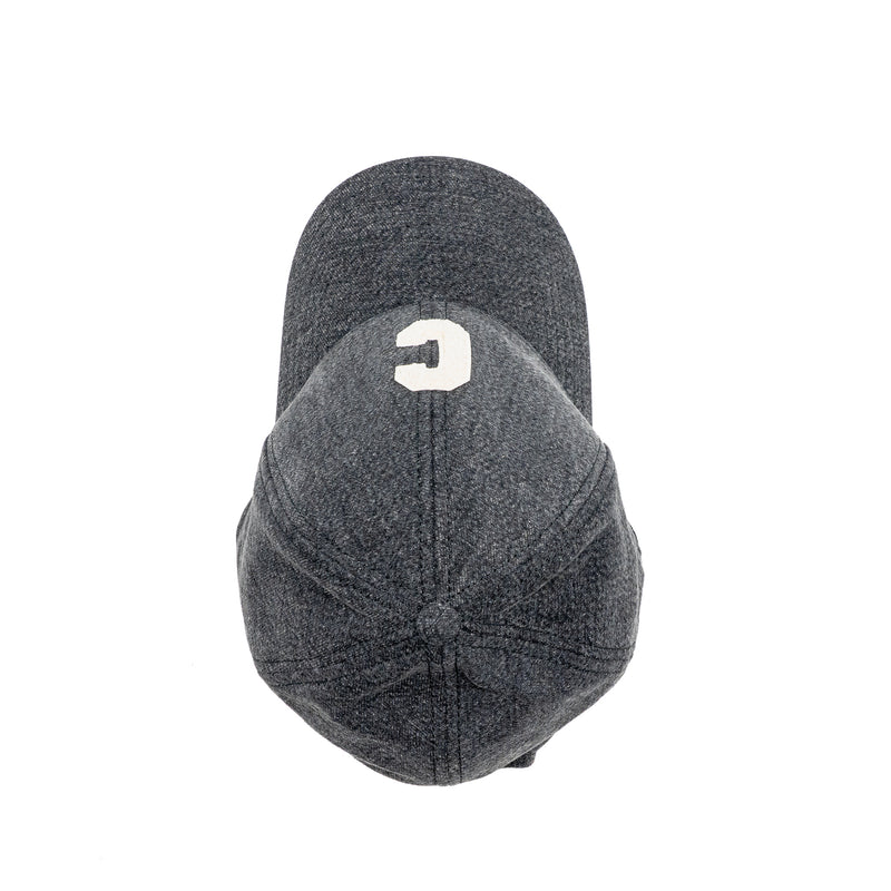 Celine size L initial baseball cap cotton grey