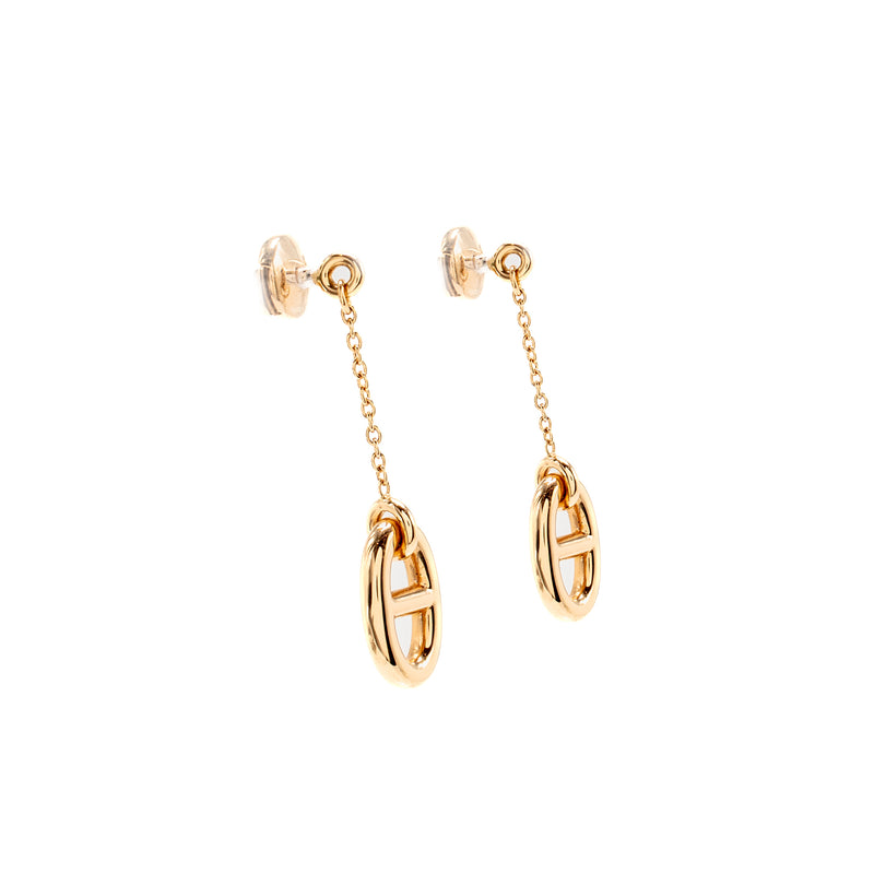 HERMES Farandole Earrings, Small Model Rose Gold