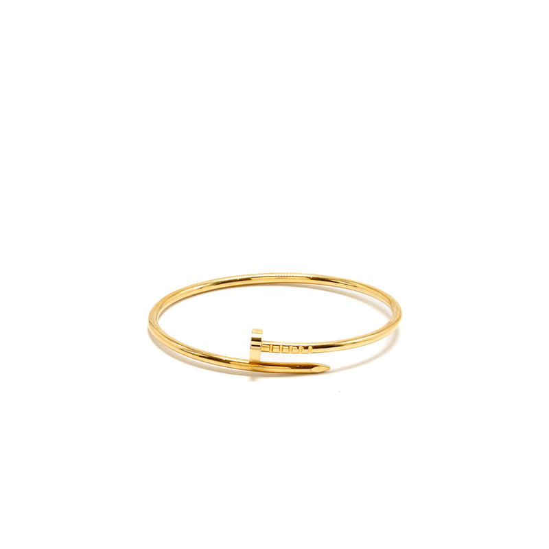 Cartier size 15 Juste un clou bracelet small model yellow gold