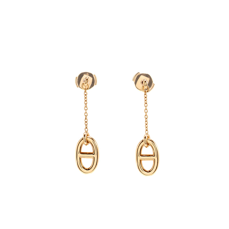 HERMES Farandole Earrings, Small Model Rose Gold