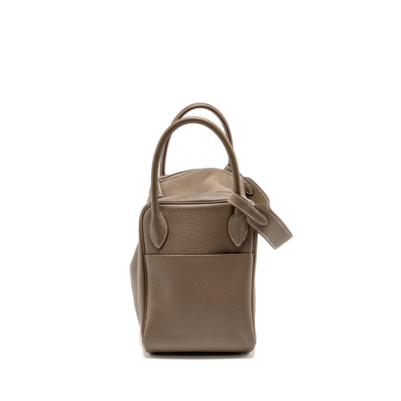 Hermes Lindy 30 Clemence Etoupe SHW Stamp U