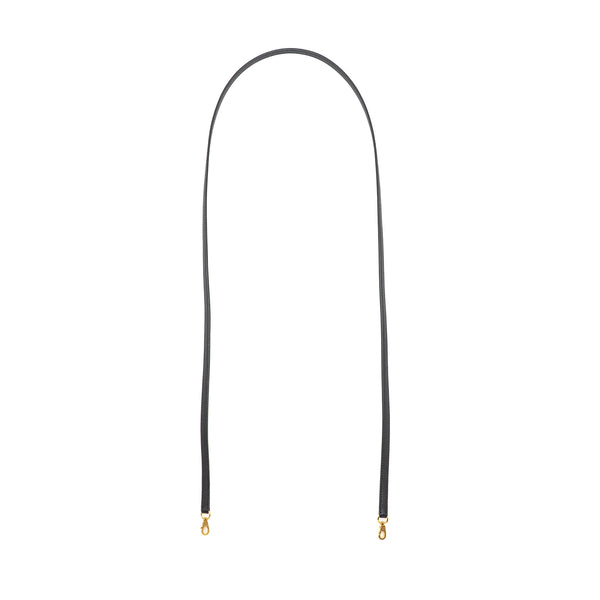 Hermes 120cm shoulder strap epsom black GHW stamp K