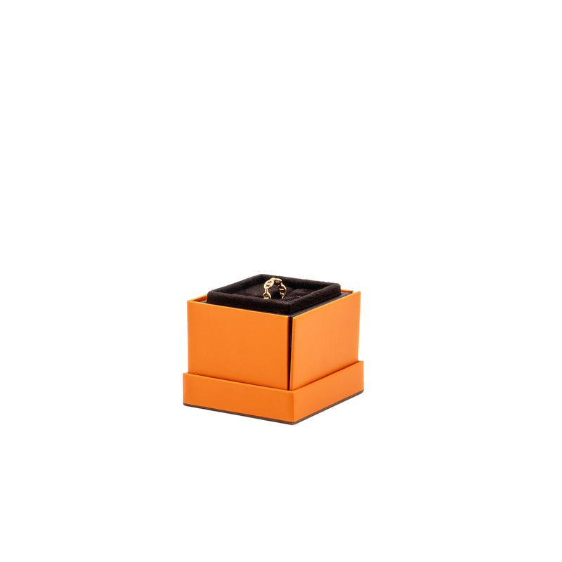 Hermes Size 50 Chaine D’ancre Enchainee ring, Small Model, Rose Gold
