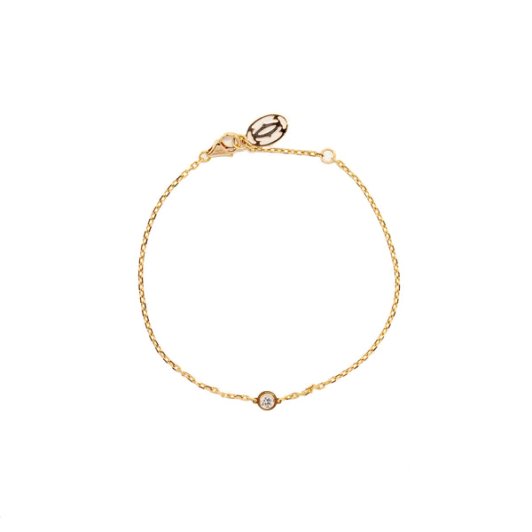 Cartier D’Amour Bracelet Small Model Rose Gold, Diamond